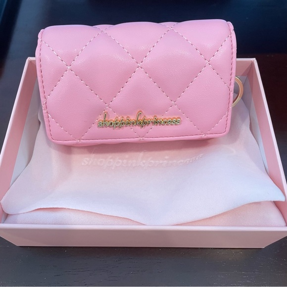 Zara Handbags - SHOP PINK PRINCESS PINK PRINCESS 6-KEY HOLDER WALLET CARNATION PINK